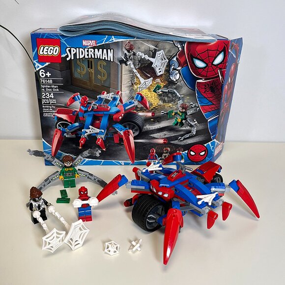 Lego Marvel Spider-Man 76148 Spider-Man vs. Doc Ock – Complete w/Box & Instructi - Picture 4 of 10